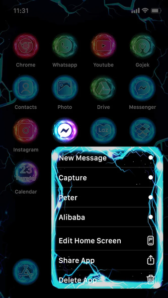 Wow Plasma Theme - Icon Pack - عکس برنامه موبایلی اندروید