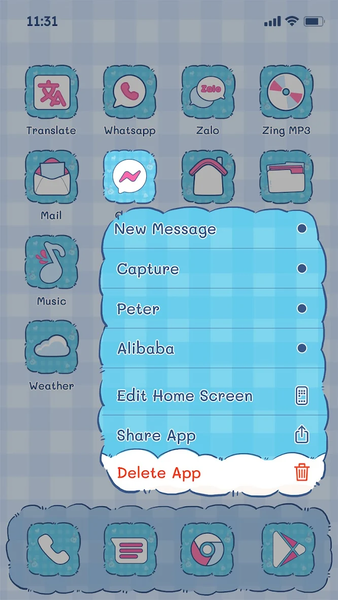 Wow Rabbit Theme - Icon Pack - Image screenshot of android app