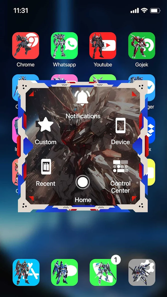 Wow Robo Game Theme, Icon Pack - Image screenshot of android app