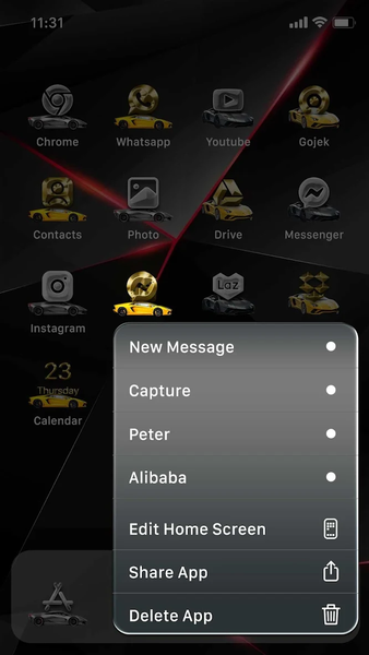 Wow Sports Car 1 - Icon Pack - Image screenshot of android app