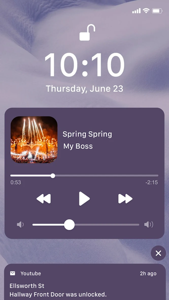Wow Violet Theme - Icon Pack - Image screenshot of android app