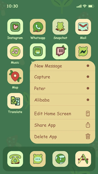 Wow Frog Theme - Icon Pack - عکس برنامه موبایلی اندروید