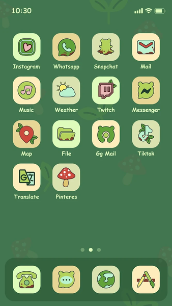 Wow Frog Theme - Icon Pack - Image screenshot of android app