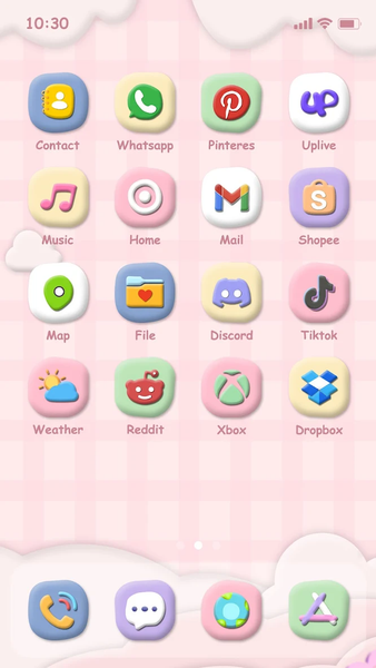 Wow Meow Theme - Icon Pack - Image screenshot of android app
