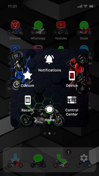 Wow Powerful Motorcycle Theme - Image screenshot of android app