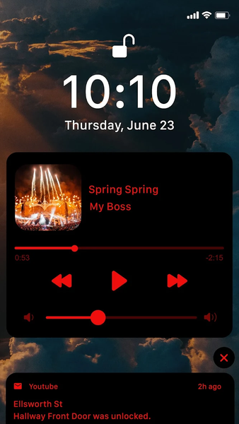 Wow Red Black Theme, Icon Pack - Image screenshot of android app