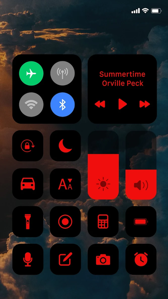 Wow Red Black Theme, Icon Pack - Image screenshot of android app