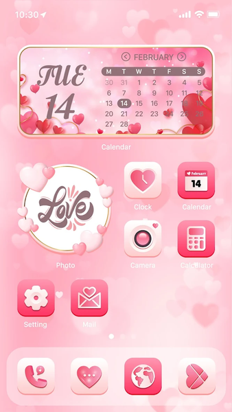 Wow Sweet Love Icon Pack - عکس برنامه موبایلی اندروید