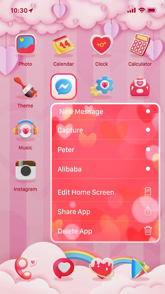 Wow Sweetheart Icon Pack - Image screenshot of android app
