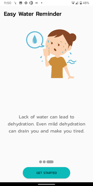 Easy Water Reminder - Drink - عکس برنامه موبایلی اندروید