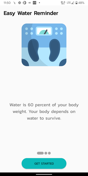 Easy Water Reminder - Drink - Image screenshot of android app