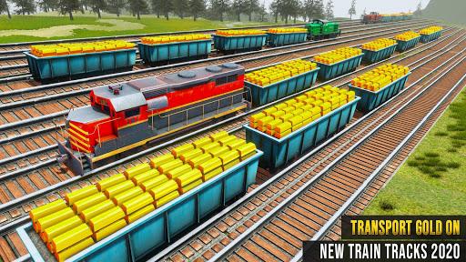 Gold Transporter Train ۲۰۲۰: Train Simulator Games - عکس برنامه موبایلی اندروید