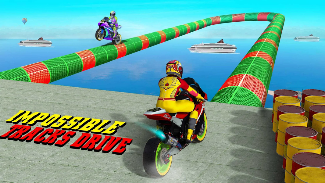 GT Moto Stunts : Bike Games - عکس بازی موبایلی اندروید