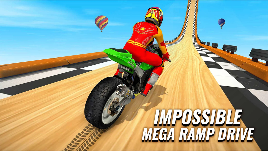 GT Moto Stunts : Bike Games - Gameplay image of android game