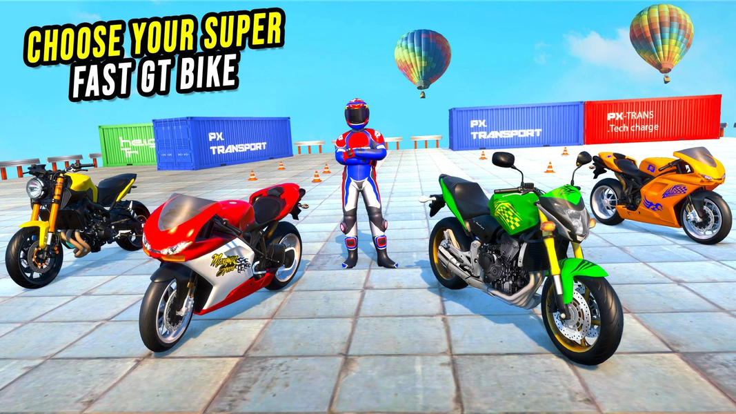 GT Moto Stunts : Bike Games - عکس بازی موبایلی اندروید