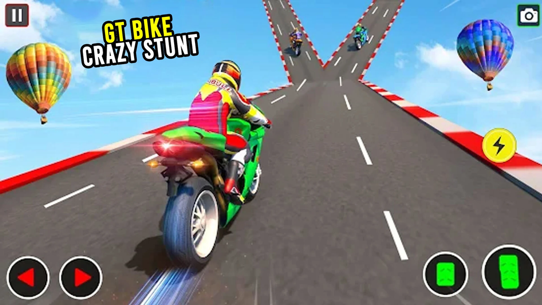 GT Moto Stunts : Bike Games - Gameplay image of android game