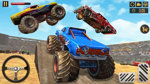 Monster Truck Derby Crash Game - Gameplay image of android game