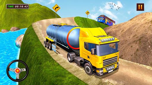 Offroad Oil Tanker Truck Games - عکس بازی موبایلی اندروید