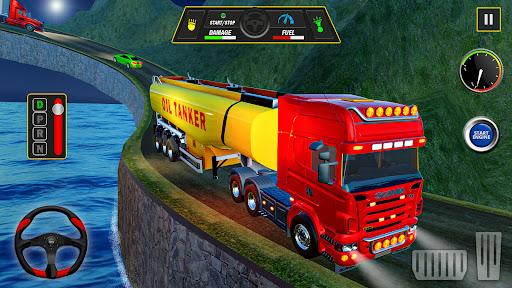 Offroad Oil Tanker Truck Games - Gameplay image of android game