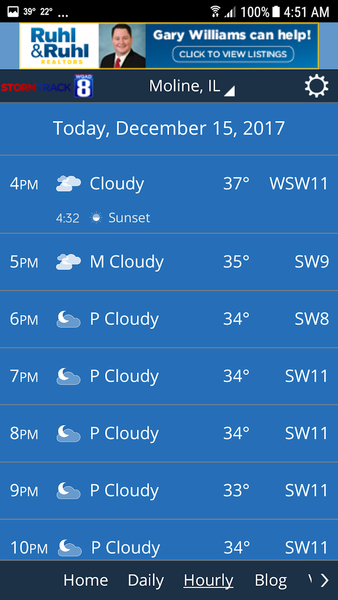 WQAD Storm Track 8 Weather - Image screenshot of android app