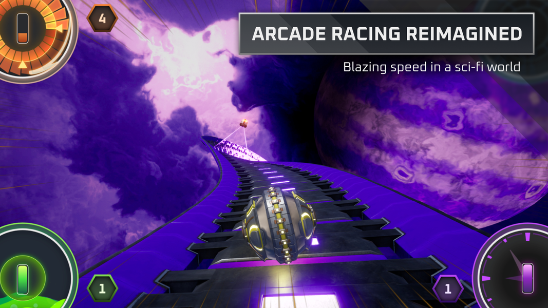 CYGRAM - Sci-Fi Arcade Racing - عکس بازی موبایلی اندروید