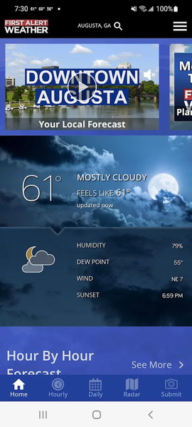 WRDW Weather - Image screenshot of android app