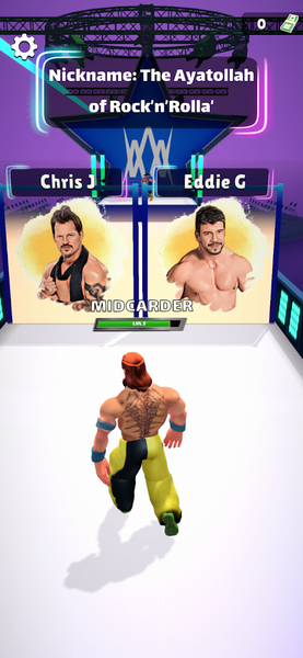 Wrestling Trivia Run - Gameplay image of android game