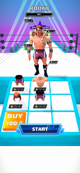 Wrestling Trivia Run - Gameplay image of android game