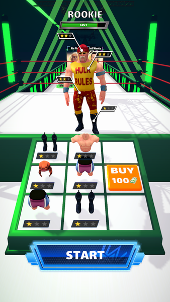 Wrestling Trivia Run - Gameplay image of android game