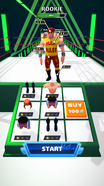 Wrestling Trivia Run - Gameplay image of android game