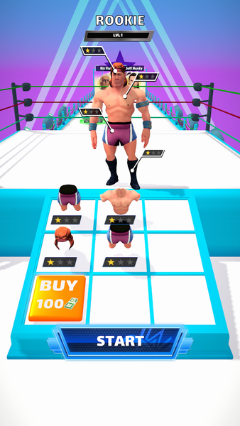 Wrestling Trivia Run - Gameplay image of android game