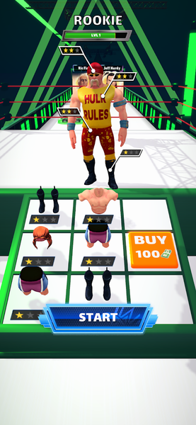 Wrestling Trivia Run - Gameplay image of android game
