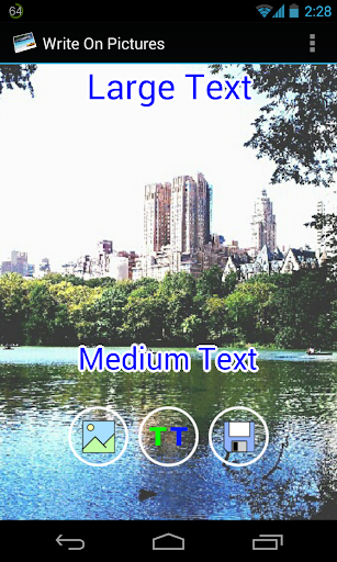 write on pictures app - Image screenshot of android app