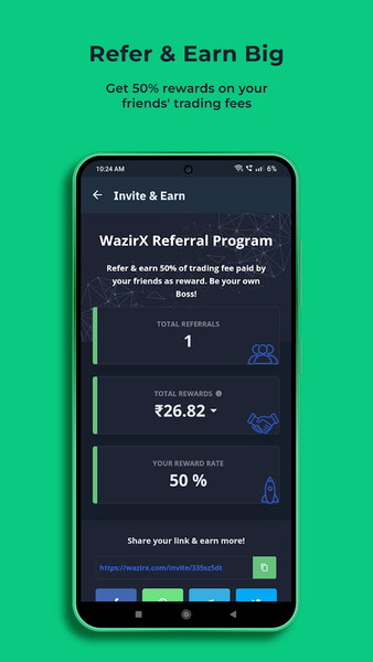 WazirX: Buy Bitcoin & Crypto - عکس برنامه موبایلی اندروید