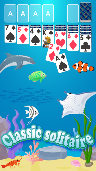 Solitaire - Aquazone - عکس بازی موبایلی اندروید