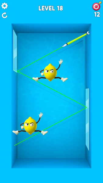 Juicy Strike - Knife & Slice - Gameplay image of android game