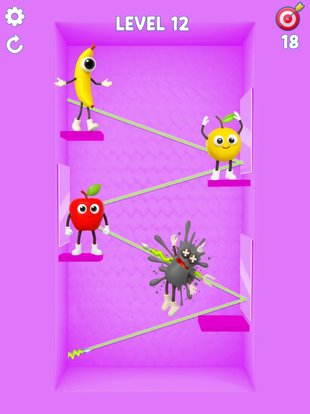 Juicy Strike - Knife & Slice - Gameplay image of android game