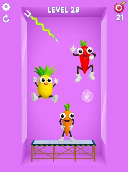 Juicy Strike - Knife & Slice - Gameplay image of android game