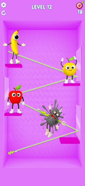Juicy Strike - Knife & Slice - Gameplay image of android game