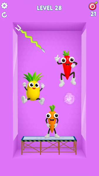 Juicy Strike - Knife & Slice - Gameplay image of android game
