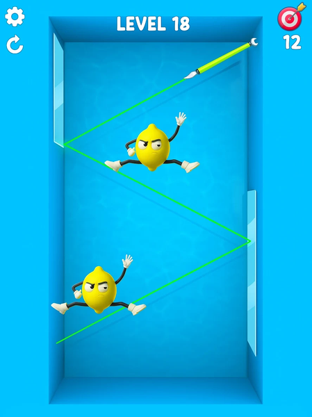 Juicy Strike - Knife & Slice - Gameplay image of android game