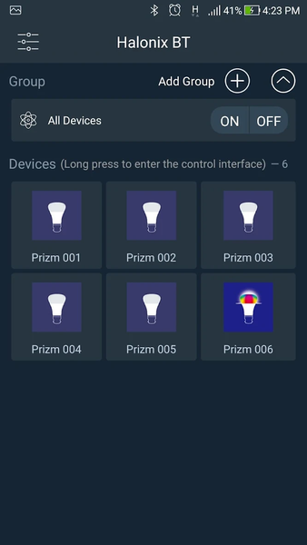 Halonix BT - عکس برنامه موبایلی اندروید