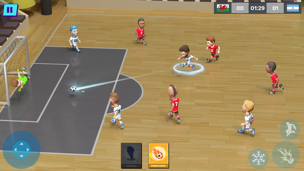 Indoor Futsal: Mobile Soccer - عکس بازی موبایلی اندروید