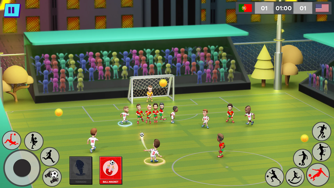 Indoor Futsal: Mobile Soccer - Gameplay image of android game