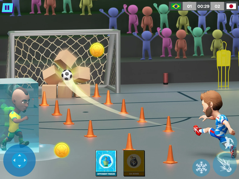 Indoor Futsal: Mobile Soccer - Gameplay image of android game