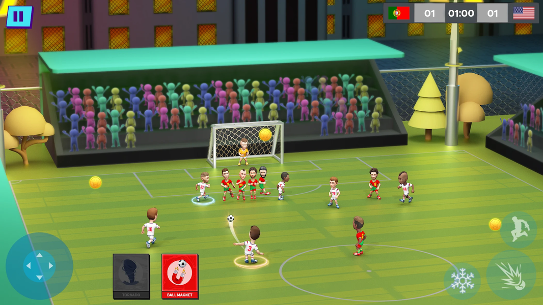 Indoor Futsal: Mobile Soccer - Gameplay image of android game
