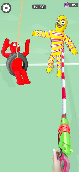 Rope Wrangle - Gameplay image of android game