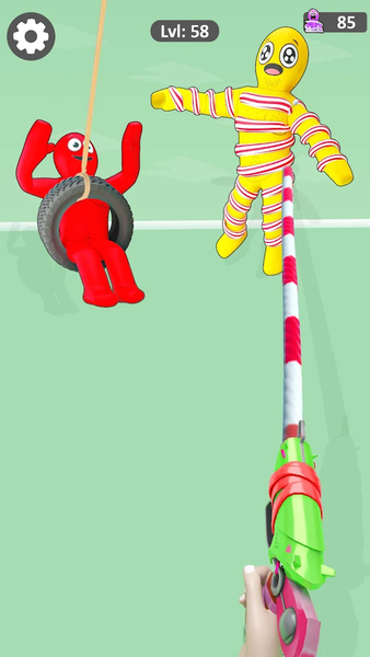 Rope Wrangle - Gameplay image of android game