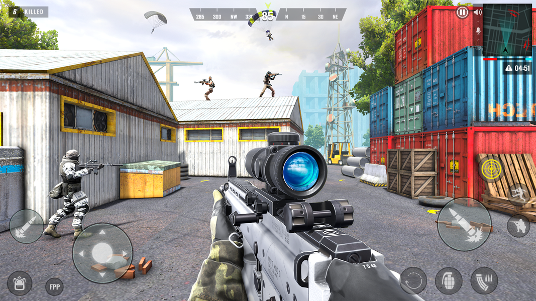 Cowboy Games: War Gun Games 3D - Gameplay image of android game