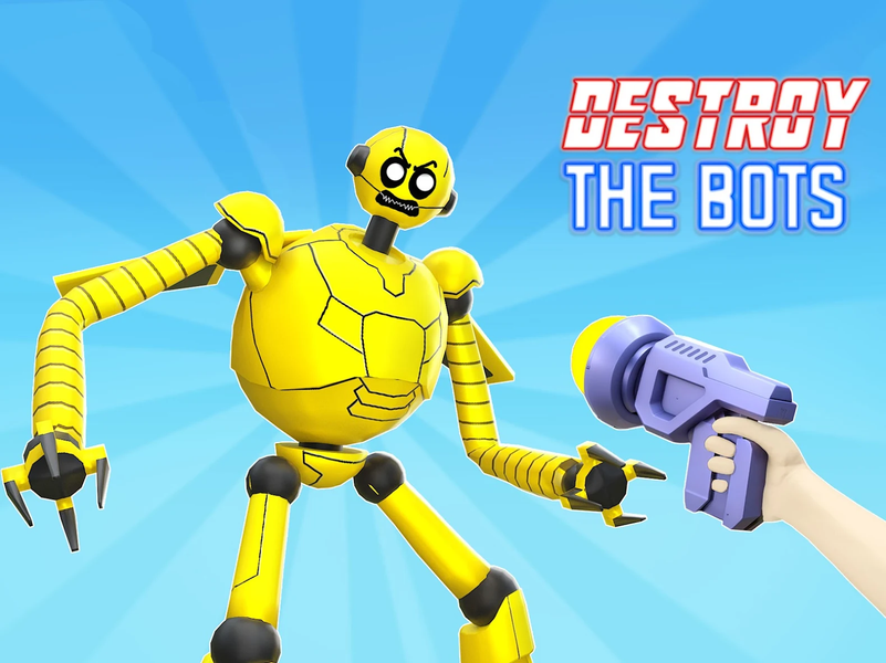 Destroy the Bots - Gameplay image of android game